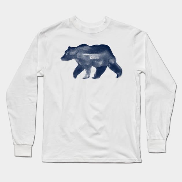 Bear Long Sleeve T-Shirt by mikekoubou